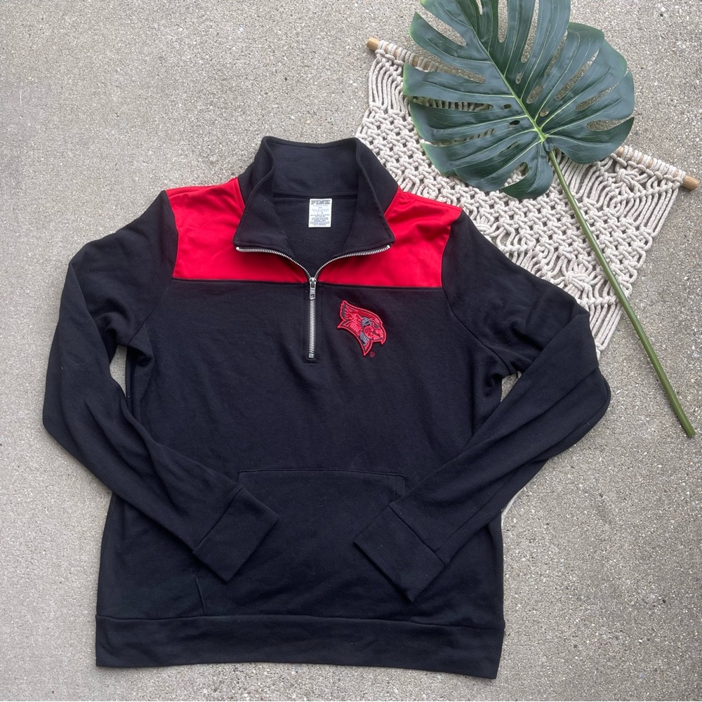 PINK Victoria’s Secret Illinois State Redbirds Pullover Size Large
